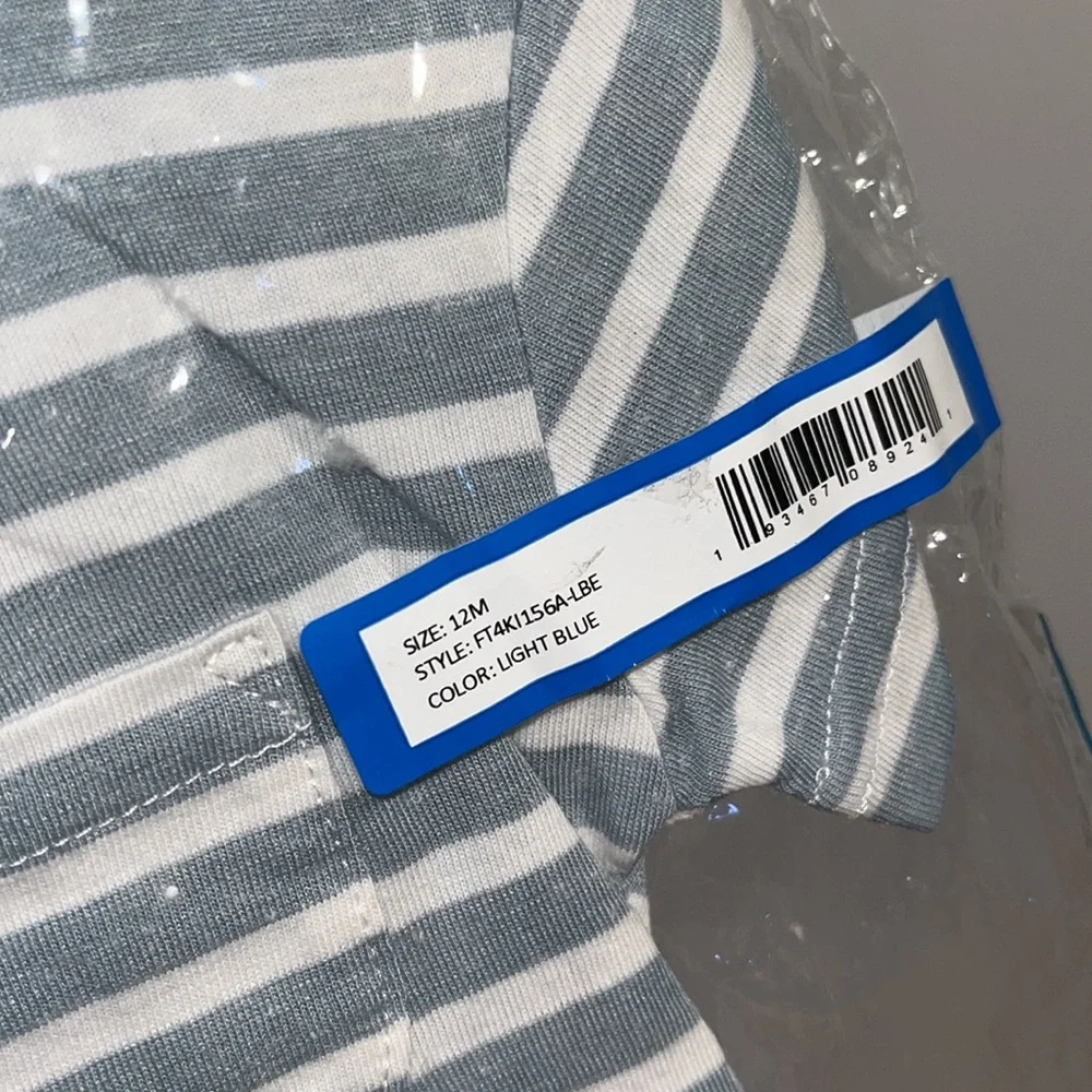 NWT! Baby Boy 12mo First Wave Striped T-Shirt